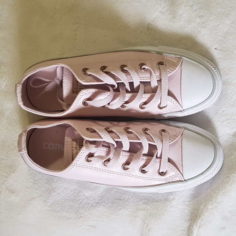Limited Edition Converse Pink Leather All Stars